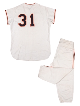 1957 Gail Harris Game Used New York Giants Home Flannel Jersey with Dusty Rhodes Pants (Sports Investors Authentication)